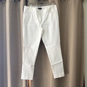 White Slim Fit Pants